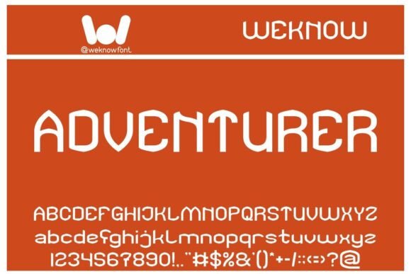 Adventurer: A Bold and Versatile Display Typeface