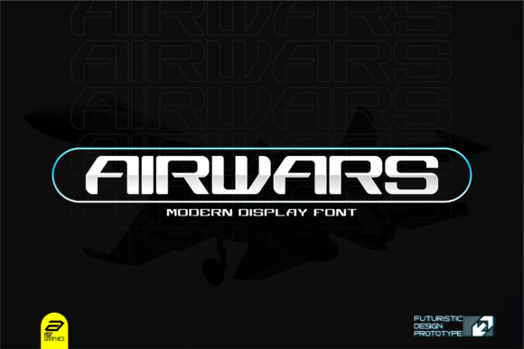 Airwars: A Futuristic Display Font for Modern Design