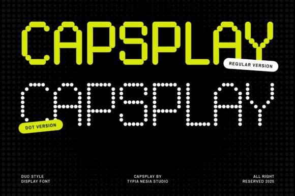 Capsplay: A Pixel-Perfect Font Duo for Modern Design
