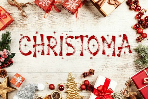 Christoma: Bold Gothic Brush Font for Designers