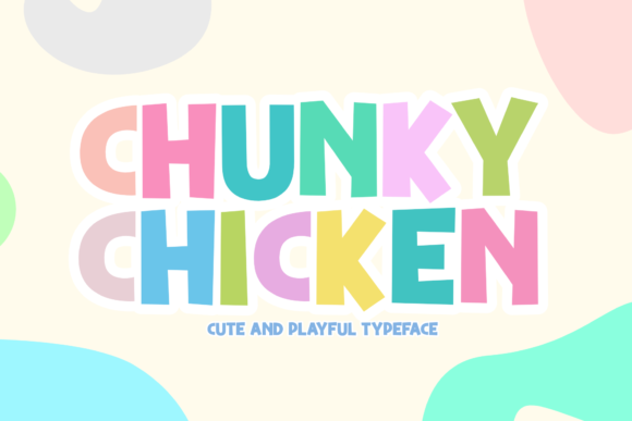 Chunky Chicken: A Playful Display Font for Creative Projects
