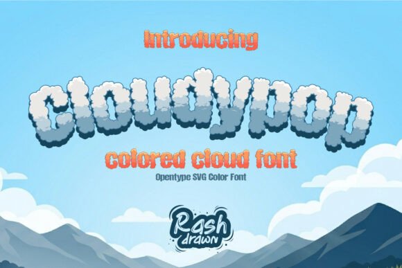 Cloudypop: Elevate Your Designs with Whimsical Typography