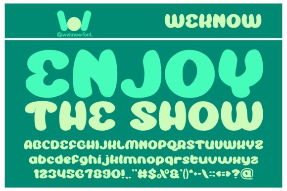 Discover the Enjoy the Show Display Font for Your Projects
