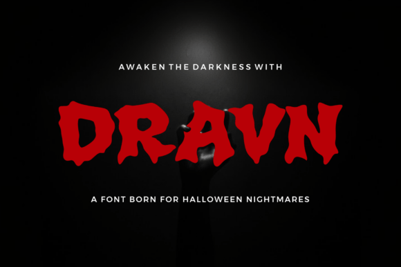 Dravn: The Chilling Typeface for Bold, Horror-Inspired Designs