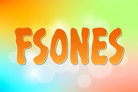 Fsones: A Gothic Decorative Font with Playful Charm