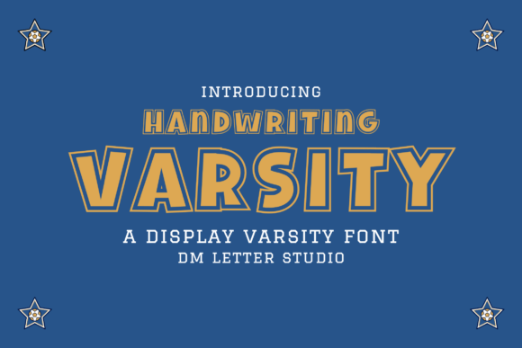 Handwriting Varsity Font: Bold Spirit Meets Organic Style