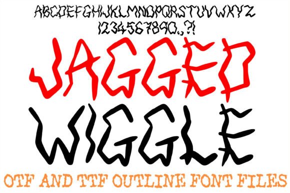 Jagged Wiggle: A Typeface of Electric Motion
