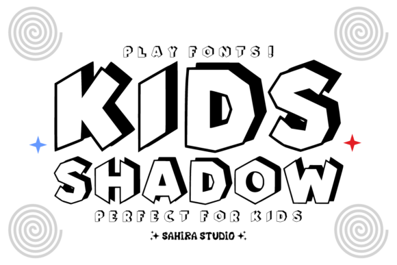 Kids Shadow: Dynamic 3D Font for Bold Projects