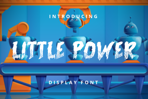 Little Power: A Cute and Chunky Display Font