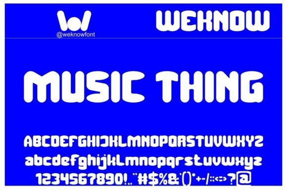 Music Thing: The Retro-Futuristic Display Font