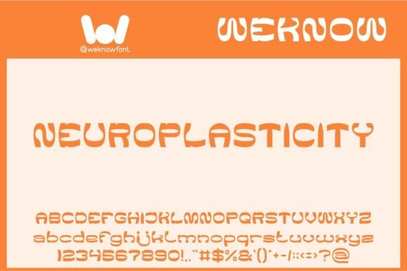 Neuroplasticity: A Modern Vintage Display Typeface