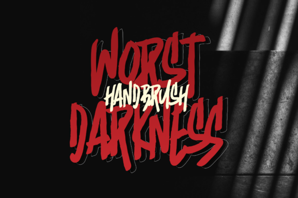 Worst Darkness: The Cool, Groovy Display Font