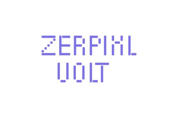 Zerpixl Volt: A Font for Bold, Modern Design